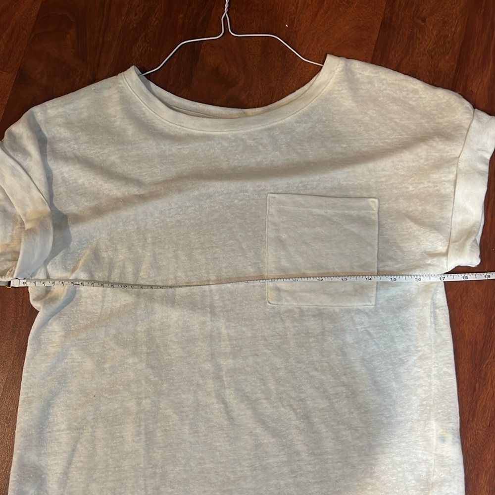 size extra small a new day white short sleeve tee with pocket - Picture 4 of 4